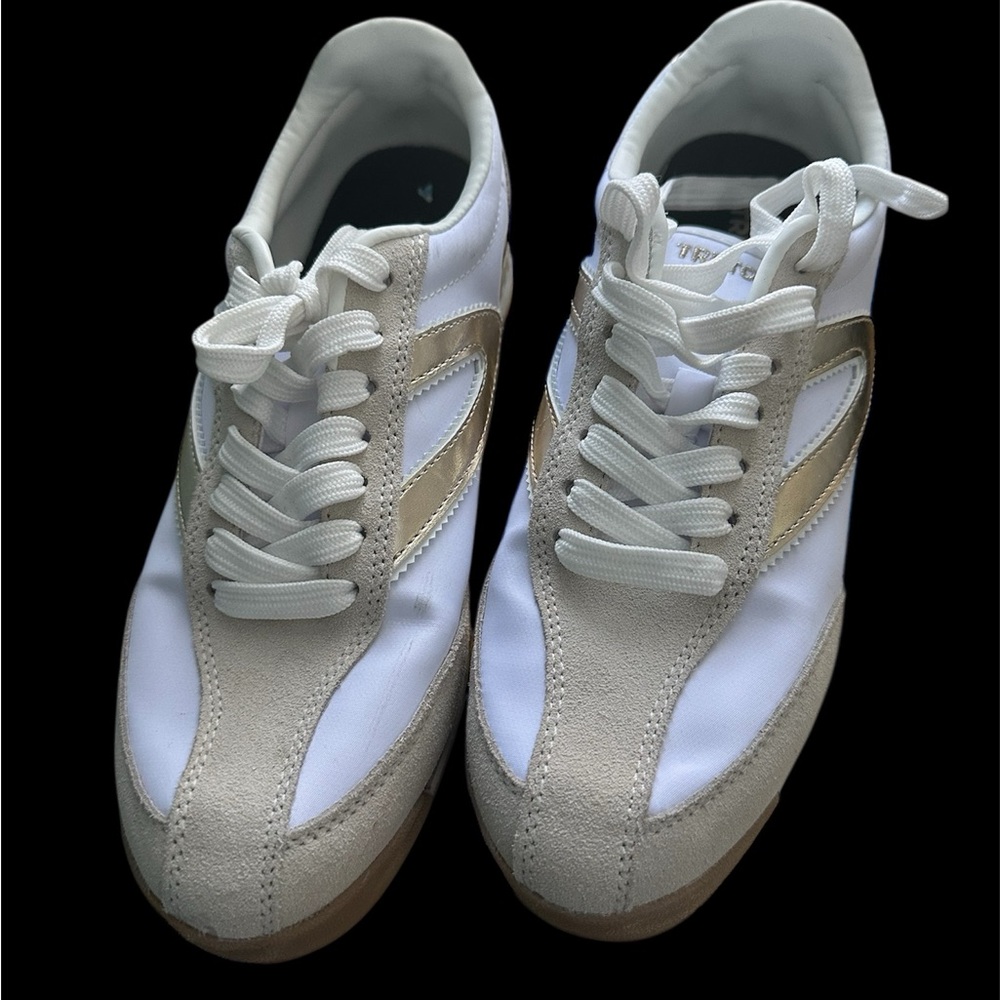 Tretorn White and Beige Sneakers-7 1/2 - Great condition